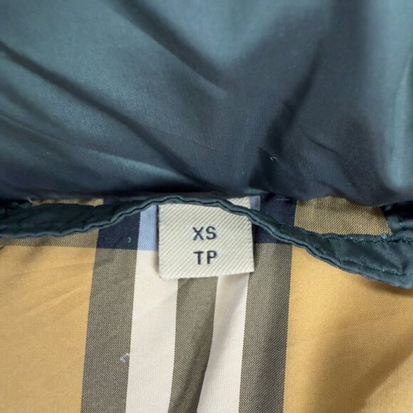 Burberry Green Puffer Down Jacket Women’s Size XS - Picture 3 of 15